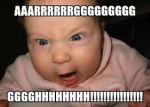 angry baby